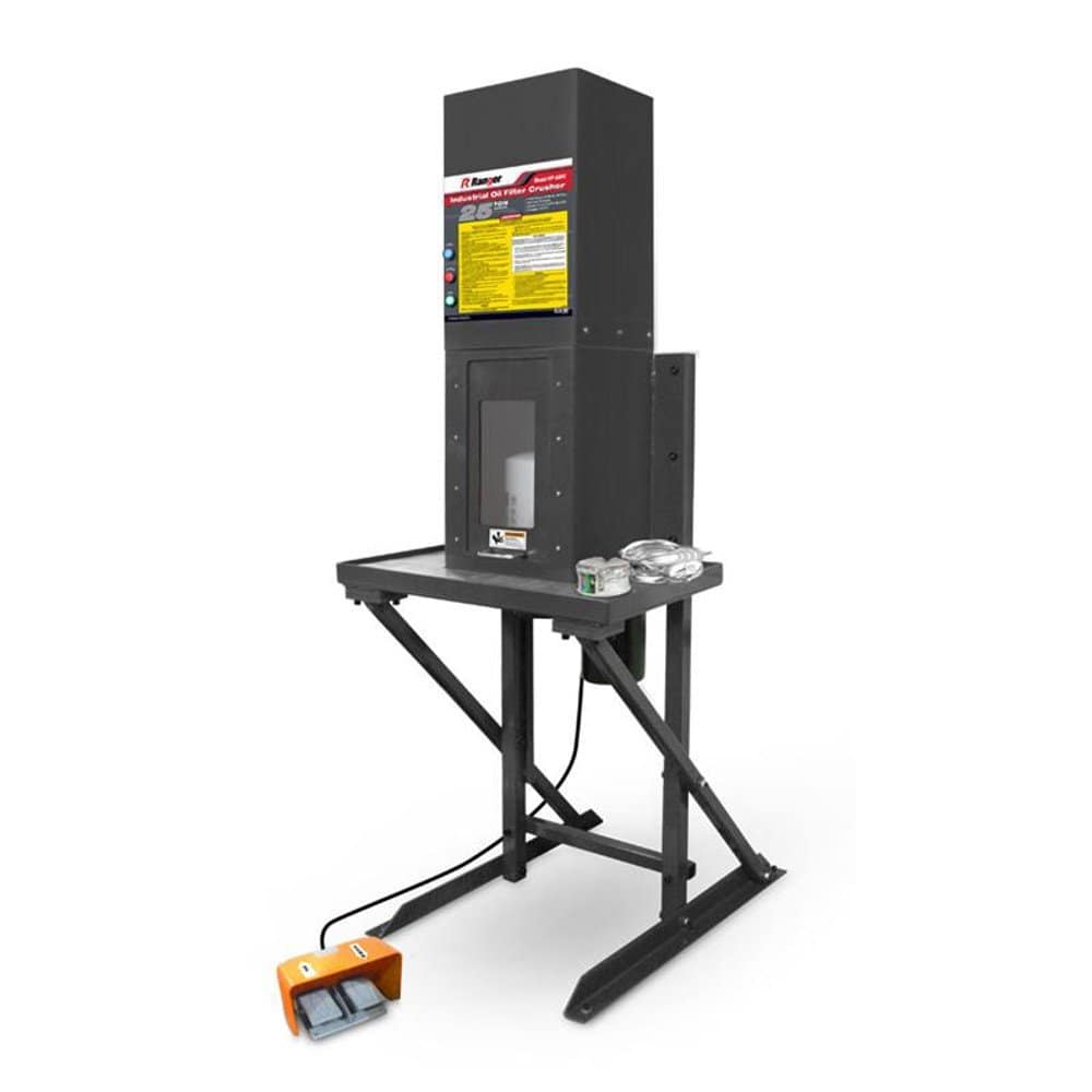 Ranger RP 50FC Electro Hydraulic Oil Filter Crusher