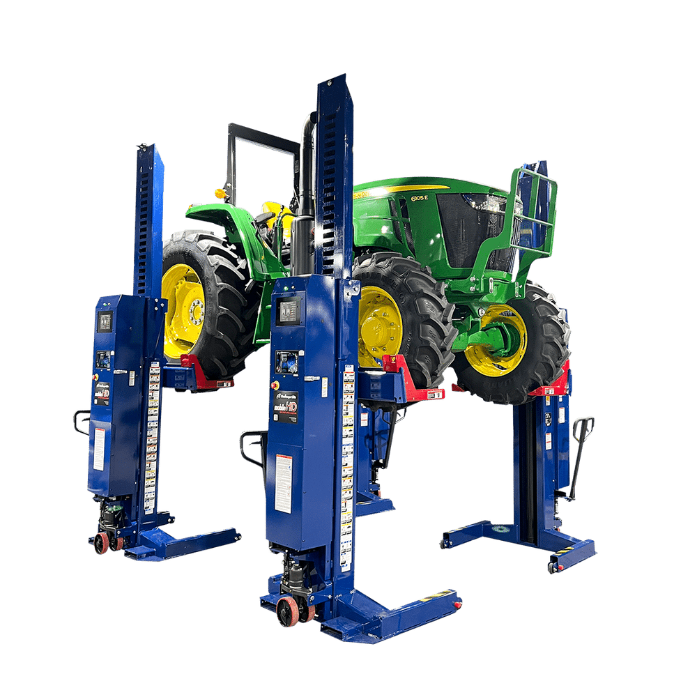 Challenger CLHM-190 19,000 lb. ALI Certified Wireless Mobile Column Lift (Set of 4)