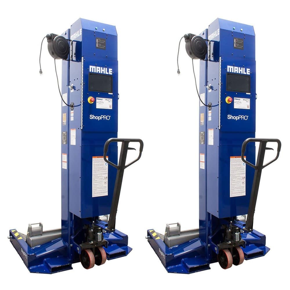 Mahle CML-7 14,000 lb ALI Certified Wireless Mobile Column Lift (Set of 2)