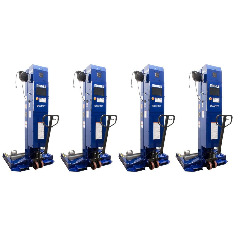 Mahle CML-7 14,000 lb ALI Certified Wireless Mobile Column Lift (Set of 4)