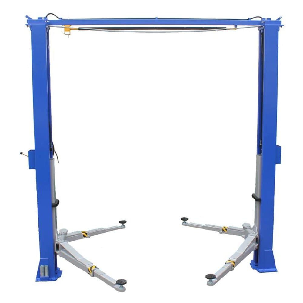 Tuxedo TP11KC-DX 11,000 lb 2 Post Clear Floor Direct Drive Bi-Symmetric 3 Stage Arm Lift