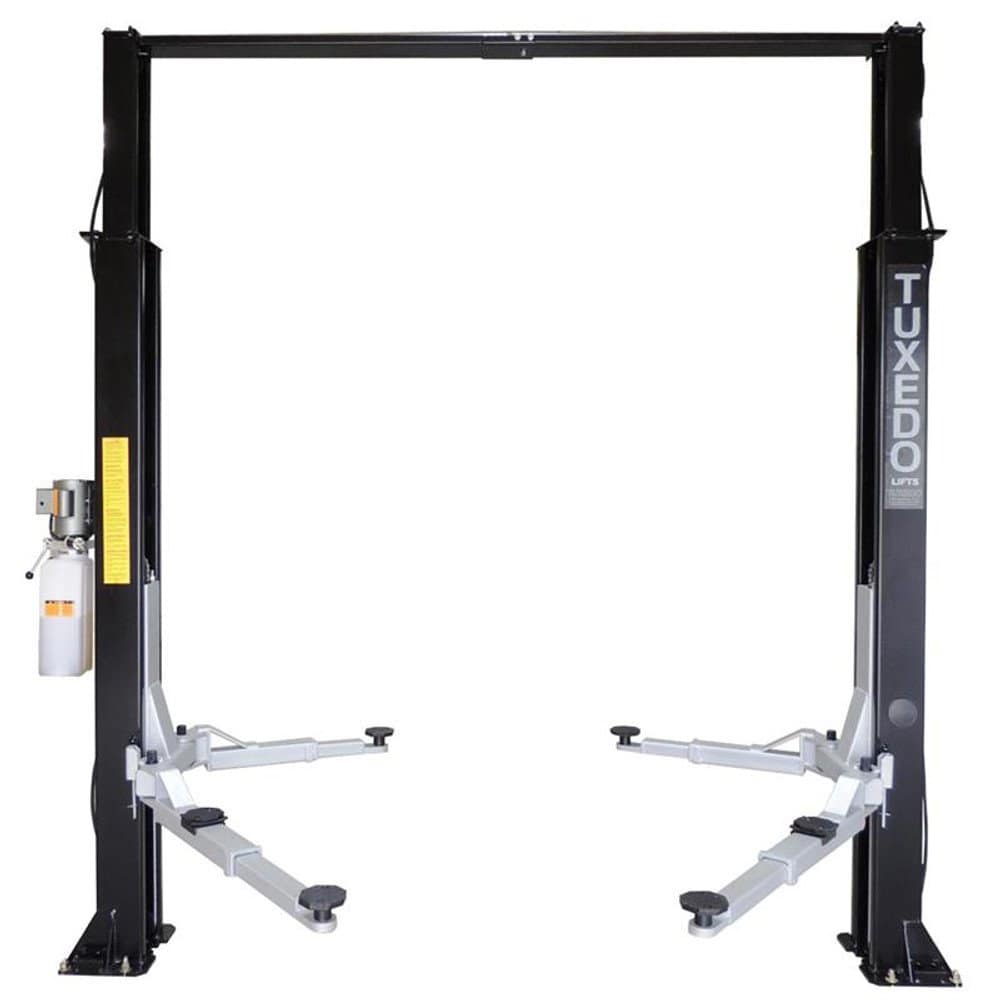 Tuxedo TP9KAC-TUX 9,000 lb. 2-Post Asymmetric Clear Floor Car Lift - Image 5