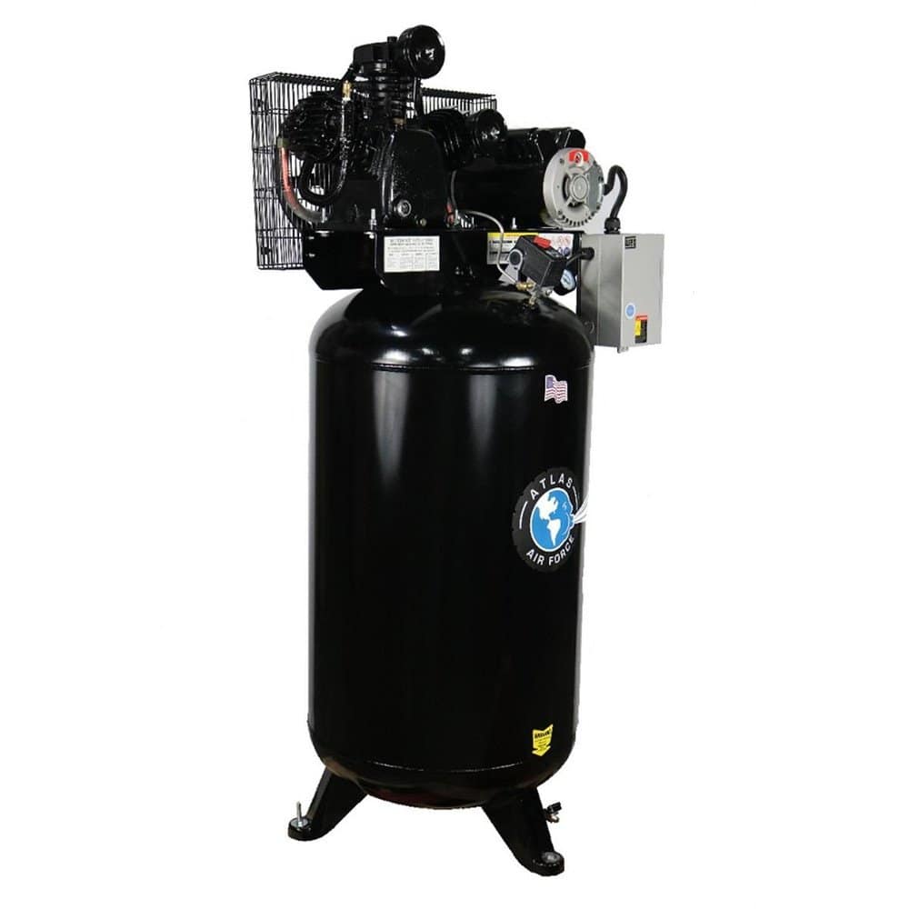 Atlas 5HP 80 Gallon Air Compressor w/Mag Starter