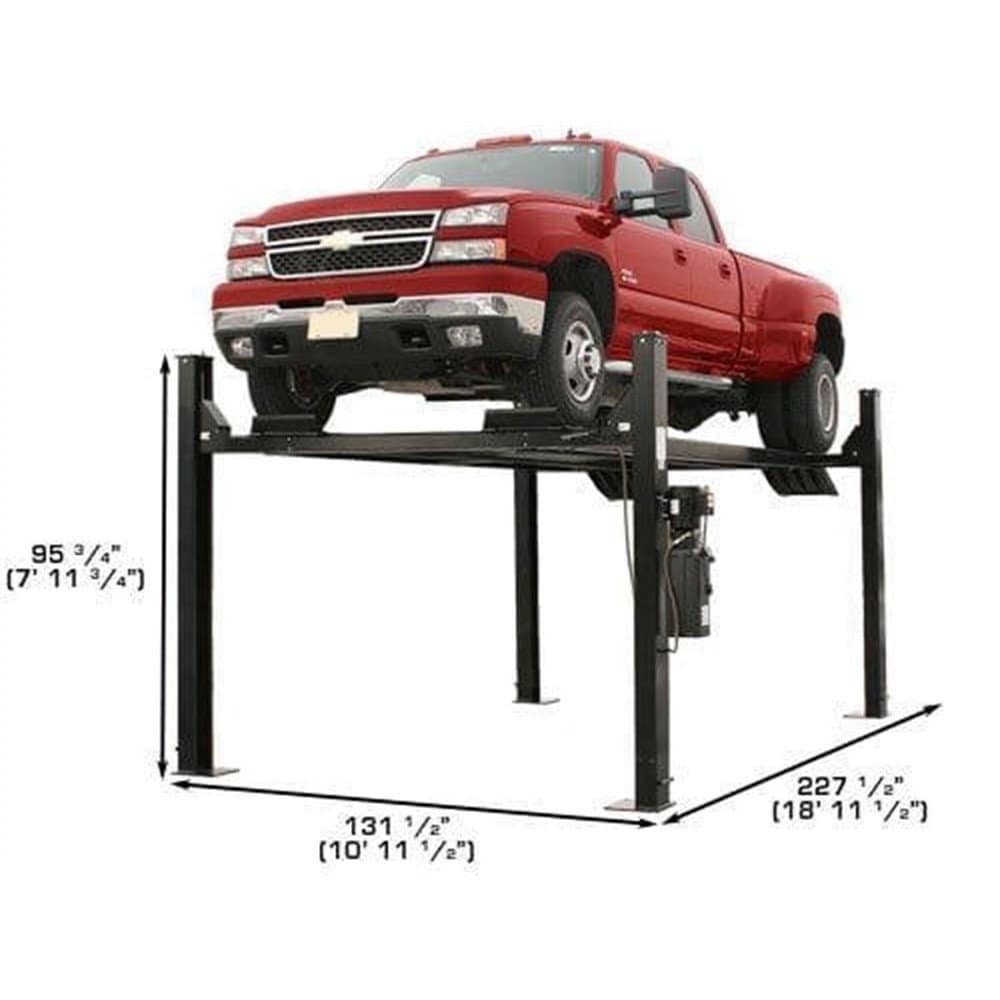 Atlas Garage PRO9000 Extra Tall/Extra Wide Portable Heavy Duty 9,000 lb. Capacity 4-Post Lift - Image 19