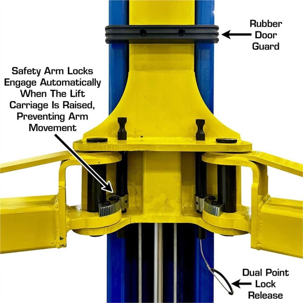 Atlas XH-TPO-9 9000 lb Capacity Overhead 2 Post Lift - Image 14
