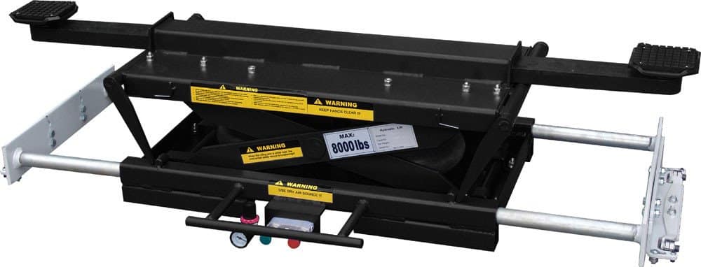 Tuxedo RAJ-8K-H Rolling Air Jack 8,000 lb. Capacity – On The Rail – Air Bag – High Mount