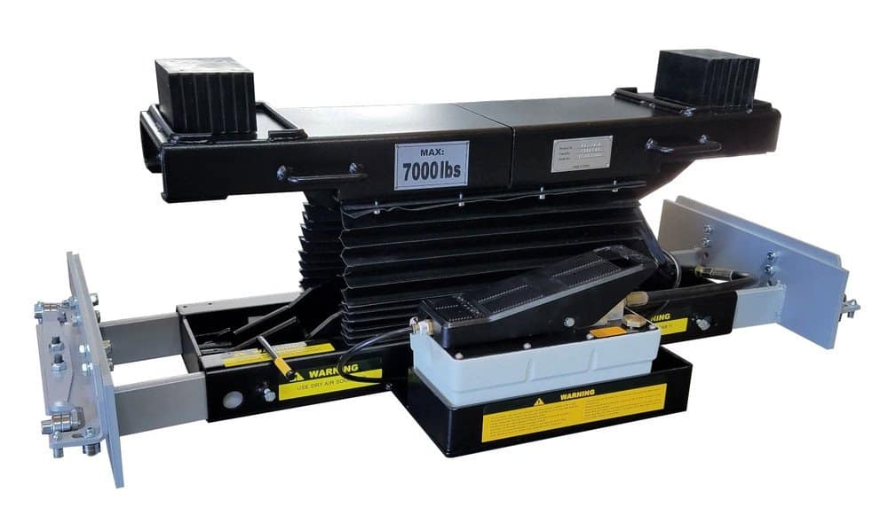 iDeal RAJ-7K-H Rolling Air Jack 7,000 lb. Capacity – On The Rail – Air Bag – High Mount