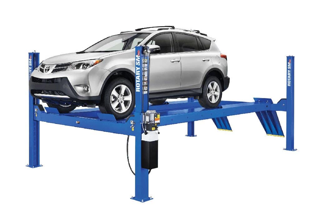 Rotary SM14 14,000 lb ALI Certified Four-Post Closed-Front Lift