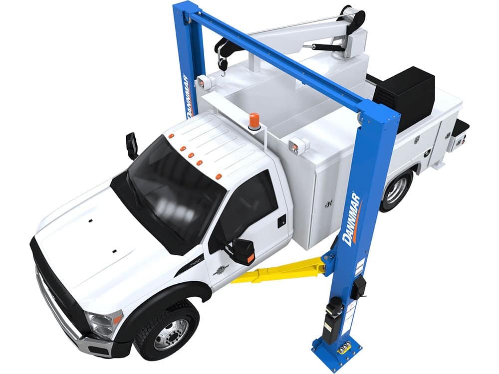 Dannmar D2-15C Symmetric Clearfloor 15,000-lbs. Capacity ALI Certified Two-Post Lift - Image 2