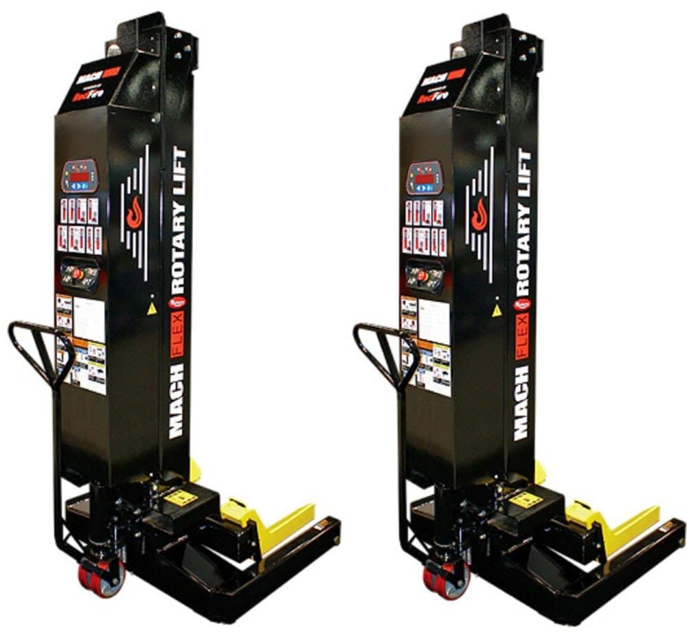 Rotary MCHM19 18,800 Lb. ALI Certified Flex MAX Wireless Mobile-Column Lift (Set of 2)