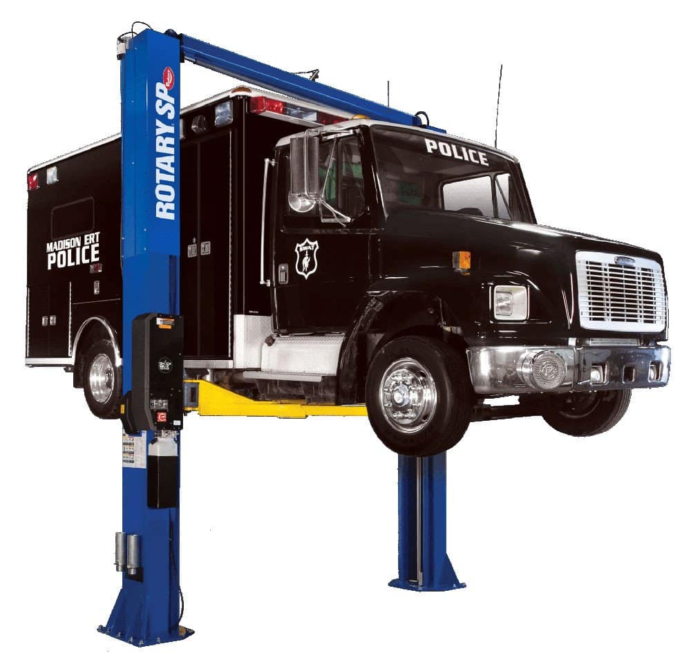 Rotary SPO20 20,000 lb. ALI Certified Two-Post Symmetric Lift with TRIO Arms