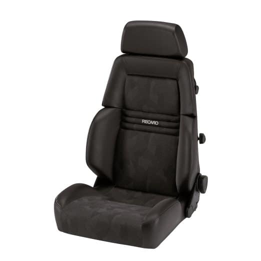 Recaro Expert S Seat – Leather Black / Black Artista – Silver Logo