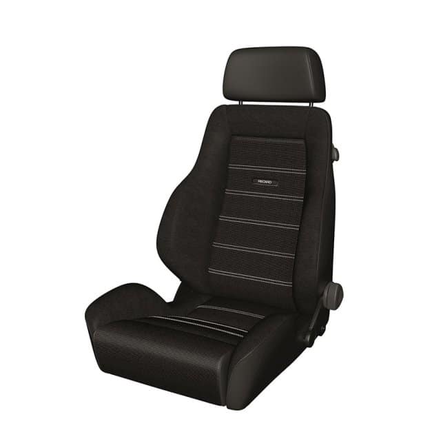 Recaro Classic LS Seat – Black Leather / Classic Corduroy