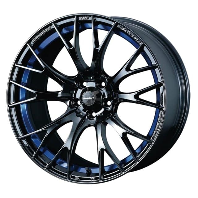 WedsSport SA-20R Wheel (Face F) – 18×8.5 / Offset +45 / 5×100 (Blue Light Chrome II)