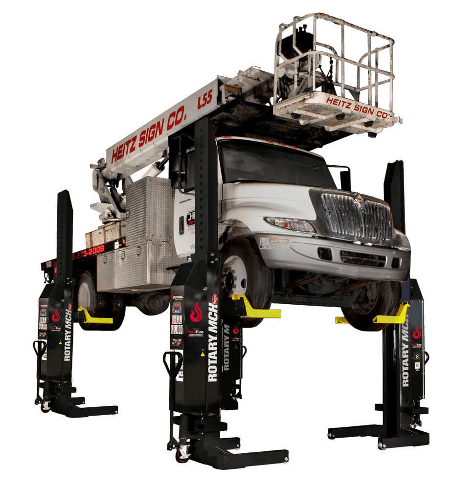 Rotary MCHM14 14,000 Lb. ALI Certified Flex MAX Wireless Mobile-Column Lift (Set of 4)